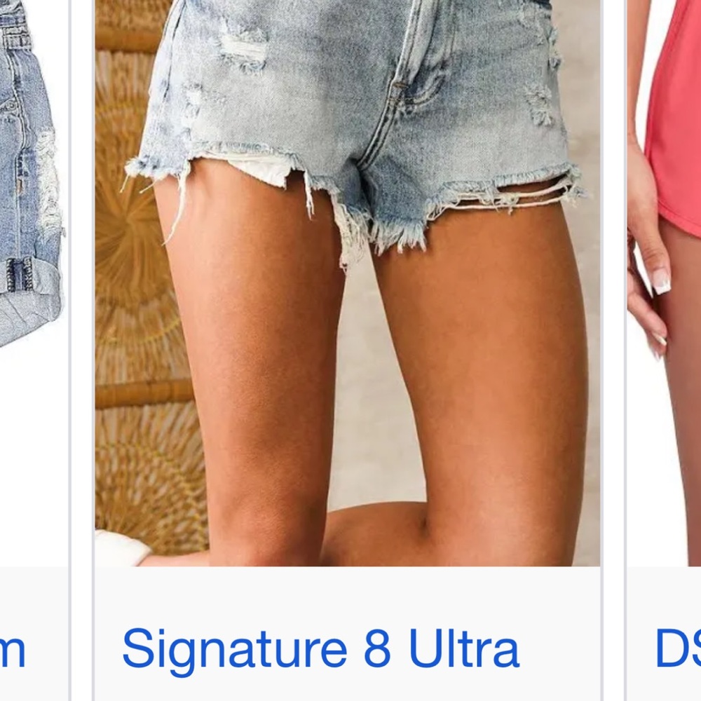 Signature 8 jean shorts from the buckle store in new like condition